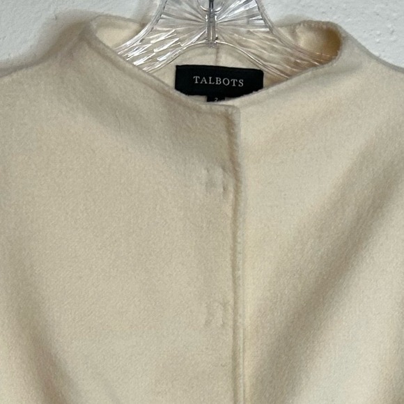 Talbot Black and Ivory Short Wool Jacket Size 2 XS/S - Picture 9 of 11